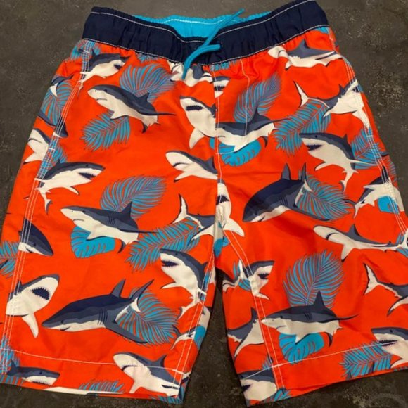 Gap Shark Swim Trunks Size 10 Boys - Picture 1 of 3